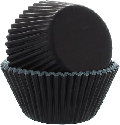 Culpitt Select Black Baking Cases 50mm Cupcake Cases Pack of 50