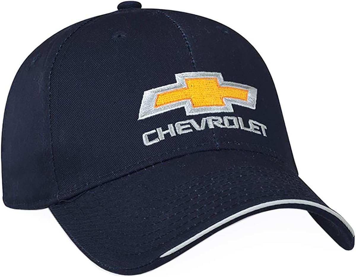 Chevrolet Cotton Hat (One Size) Navy Clothing