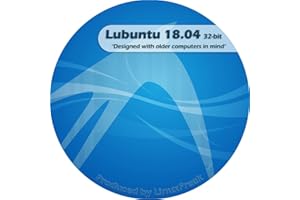 LINUXFREAK Lubuntu Linux 18.04 DVD - FAST Desktop Live DVD - Official 32-bit Release