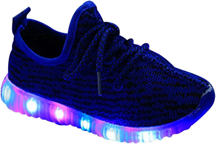 Kids' LED Light Up Shoes Kids Fashion Sneakers Sports Loafers Blue