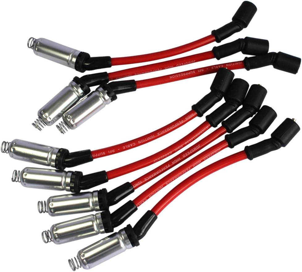 JDMSPEED High Performance Spark Plug Ignition Wire For 2000-2009 CHEVY GMC V8: Automotive