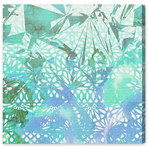 . ''Moroccan Geometry - blue and green geometric - Moroccan Wall Decor