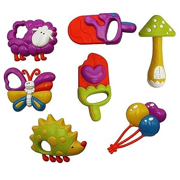 HALO NATION Cute Rattle for Kids (Multicolour)