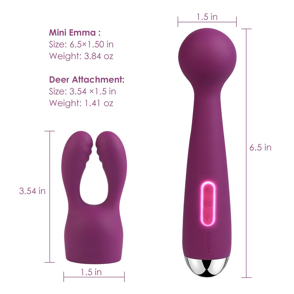 Silikon Dildo Klitoris Vibrator Kraftvoller Stimulator Akkubetrieb ZEMALIA Pippa für sie, G Punkt Vibrator mit 7 Vibrationsmodi,Biegbares Weich Silikon,Wasserdicht sexspielzeug für sie,Lila