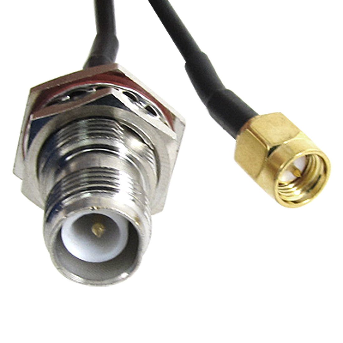 sourcing map SMA Male To RP-TNC Female Adapter Connector RF Coaxial Pigtail Cable 13 Inch