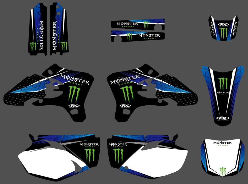 DST0207 3M Customized Motorcross Stickers Motorcycle Decals Graphics Kit for YAMAHA YZ250F YZ450F 2003 2004 2005