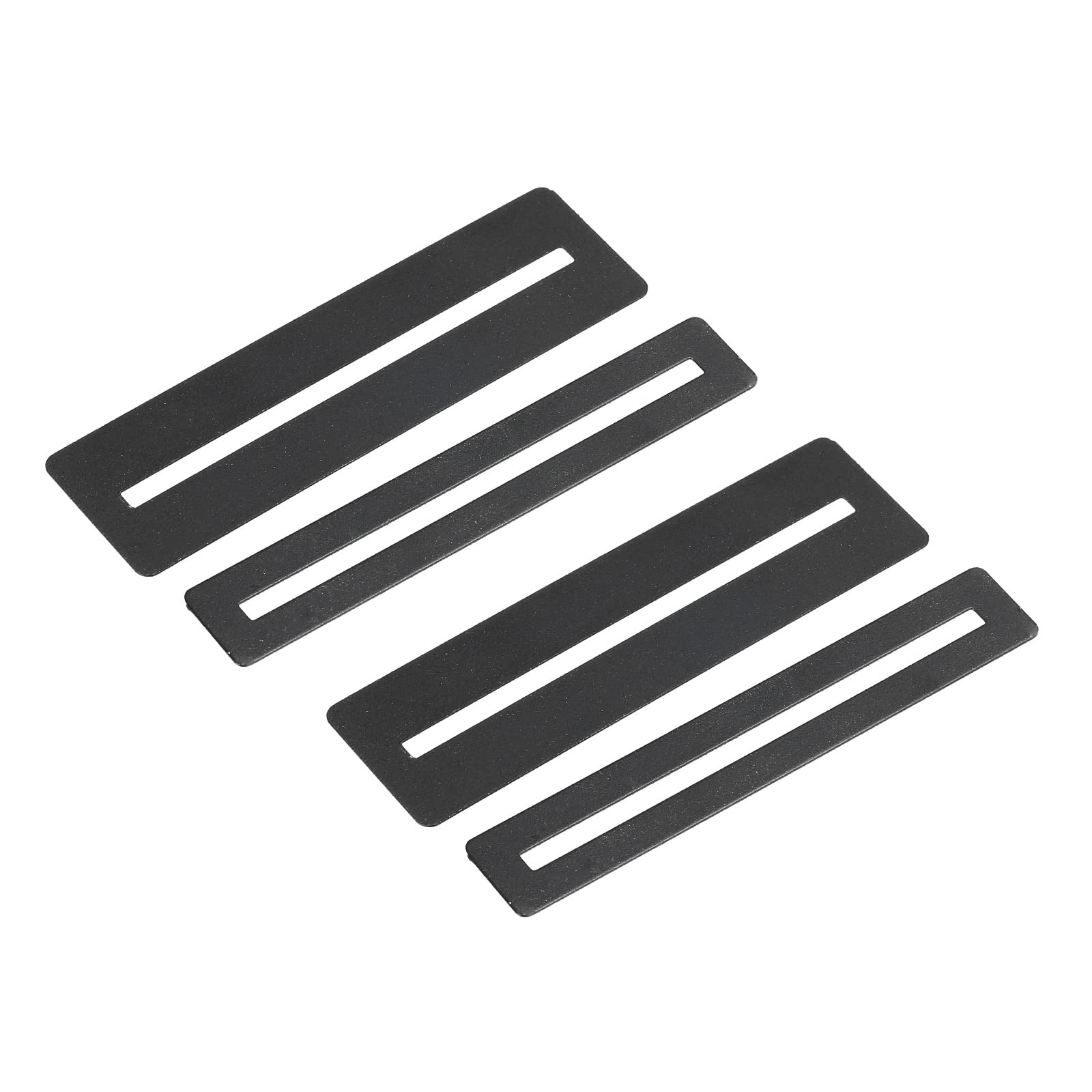 PATIKIL Guitar Fingerboard Guard Stainless Steel Fretboard Protector Black for Dressing and Polishing Frets 2 Sets