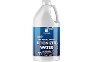 HAVENLAB Deionized Water - Demineralized (1 Gallon) Purification Softener for Washing & Cleaning, Automotive Battery Cooling, Laboratory Equipment, Watering Plants, Agua Desionizada Desmineralizada