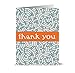 Note Card Cafe Thank You Cards with Kraft Envelopes | 36 Pack | Global Inspired Thank You | Blank Inside, Glossy Finish | for Greeting Cards, Occasions, Birthdays, Gifts