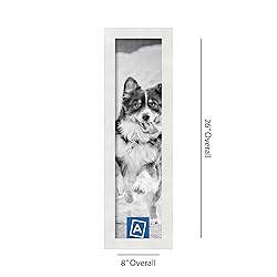 ArtToFrames 6x24 Inch White Picture Frame, This
