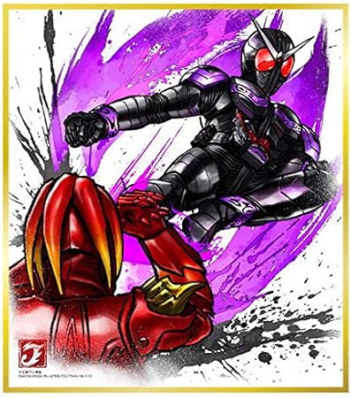 Amazon 仮面ライダー 色紙art7 10 仮面ライダージョーカー 切り札 単品 お菓子は付属しません 色紙のみです 通販