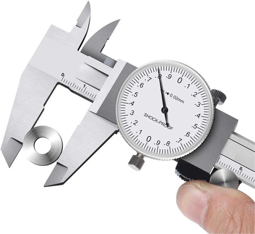 RBH Dial Caliper/Caliper, 07.8"/0.02" Precision 0150/200MM Double