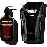 Grown Alchemist Invigorate Hand Wash + Refill Set – Liquid Hand Soap with Aloe, Sweet Orange, Cedarwood & Sage – Gentle, Moisturizing Kitchen & Bathroom Soap, Natural Plant Based Gel Cleanser