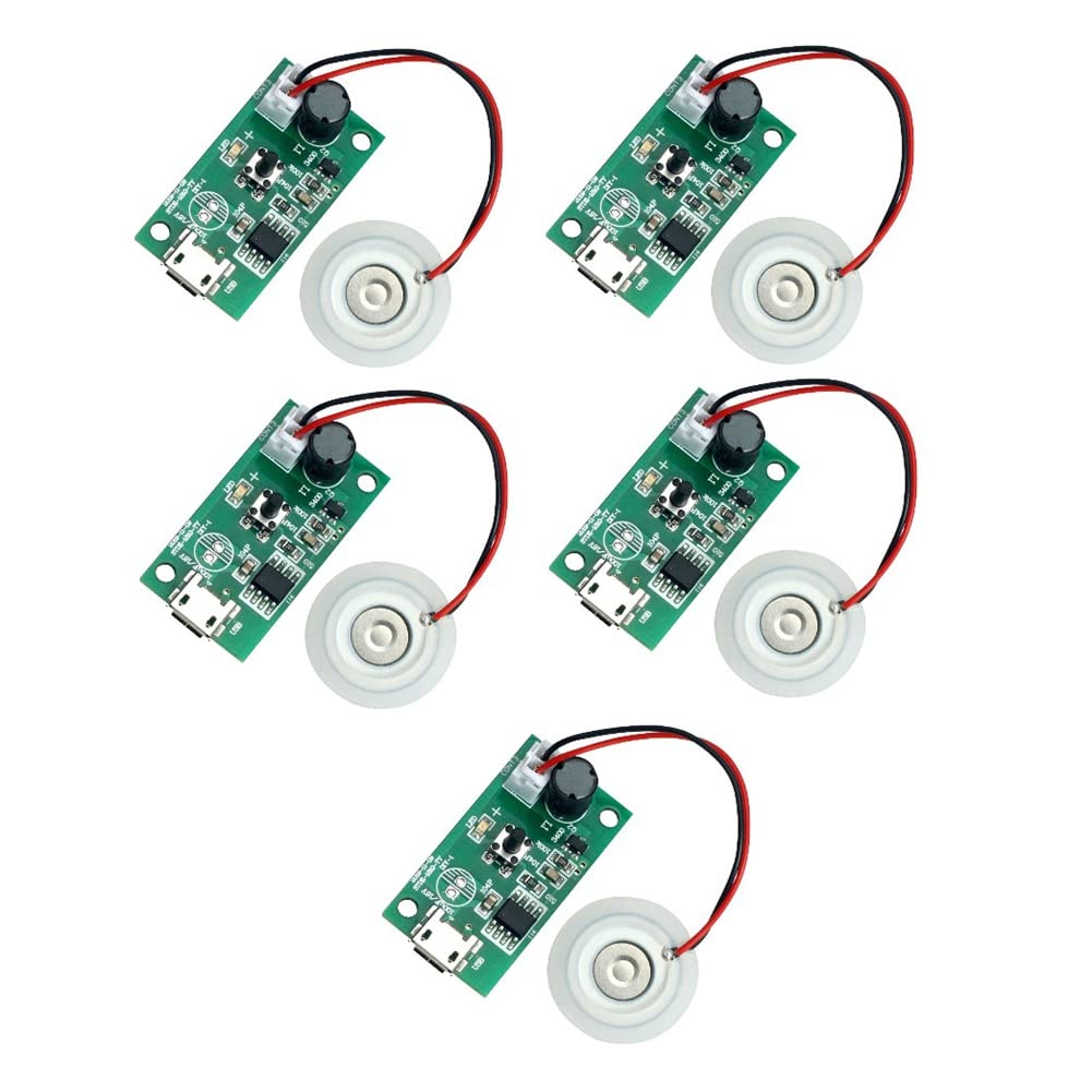 Ginobili 5Pcs 16MM 20MM 1.5-2W Ultrasonic Mist Maker Atomizer Transducer Atomizer Film Plate Accessories Humidifier Rubber Gasket