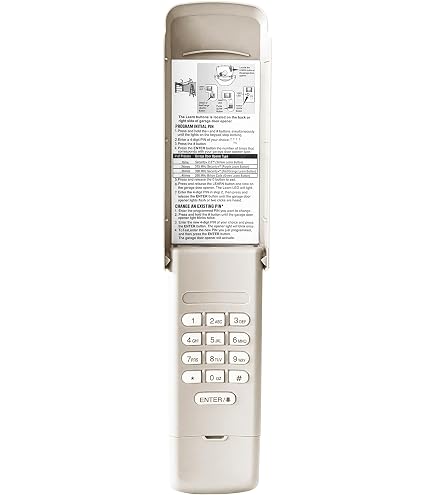 ポッチャンページ ASONPAO 940EV-P2 Universal Chamberlain Garage Door Opener Keypad