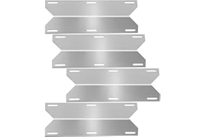 Folocy BBQ Gas Grill Replacement Parts, Stainless Steel Heat Plate Shield Heat Tent Burner Cover Kit for Jenn-Air 720-0062, Members Mark 720-0586A, Nexgrill 720-0063, Costco Kirland, 17 3/4" X 6 3/8"