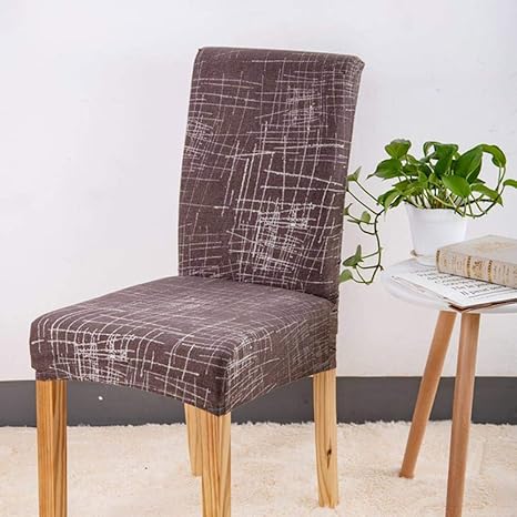 4PCS Stuhlbezug Spandex Esszimmer Stretch Stuhl Schonbezug