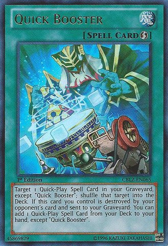 Yu-Gi-Oh! - Quick Booster (CBLZ-EN065) - Cosmo Blazer - 1st Edition - Ultra Rare