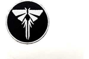 DARK MATTER PROPS Last of Us Firefly WLF Embroidered Patches (Round Firefly)