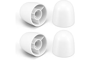 QULKWS 4Pcs Toilet Bolt caps, Universal Toilet Bolt Covers, Toilet Screw Covers for Bottom of Toilets, White