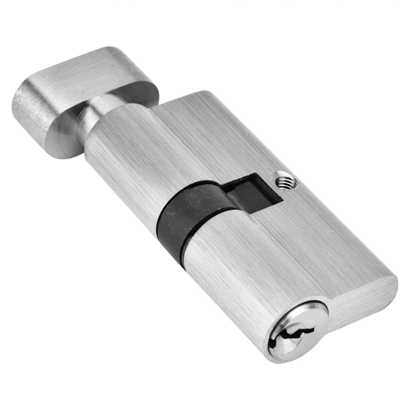 Premium 65mm Brass Door Cylinder Lock with 3 Keys – Secure, Euro for Bedroom & Interior Doors