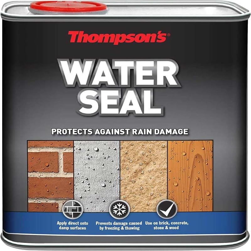 Ronseal Thompsons Water Seal 2.5 Litre Invisible Protection Brick Stone Concrete