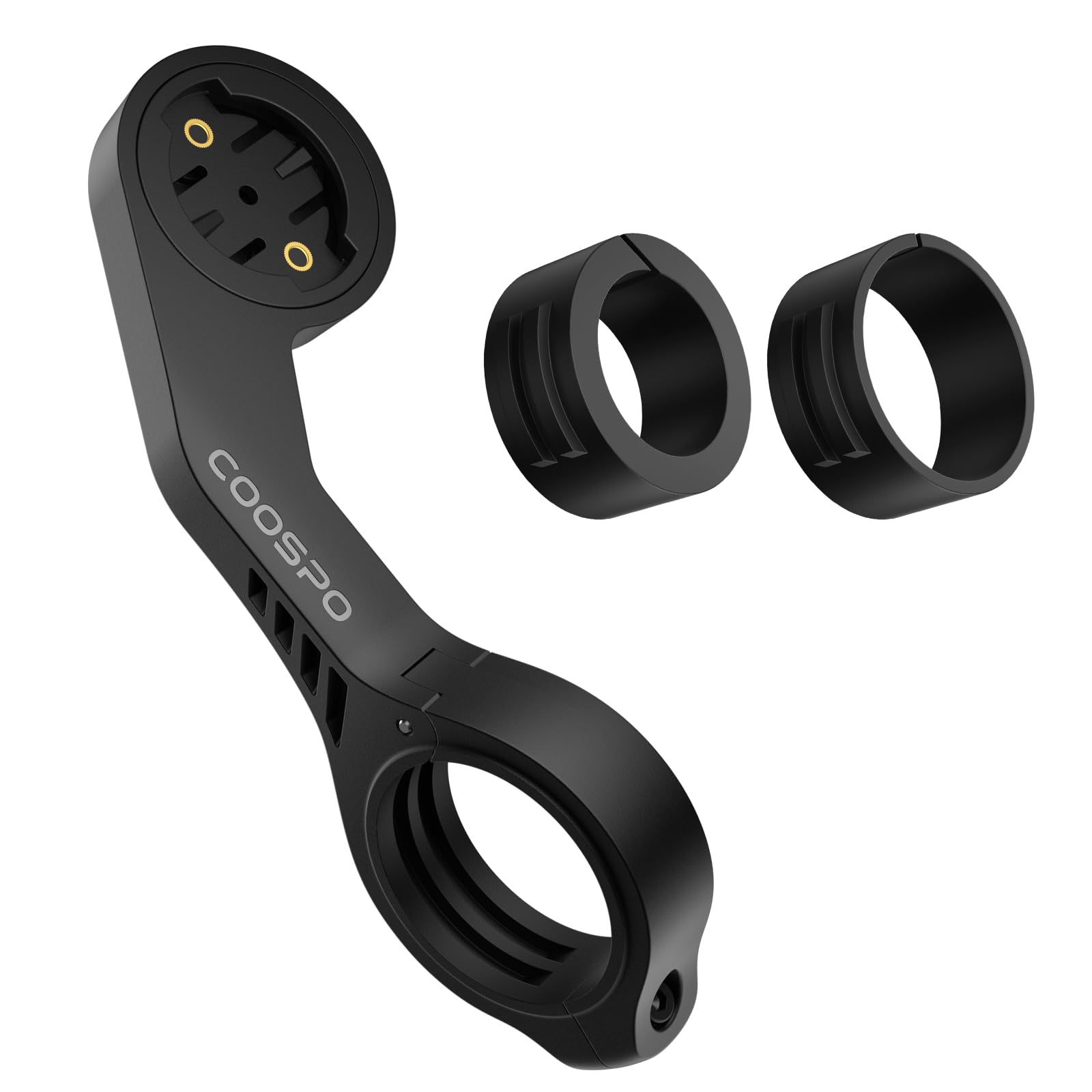 CooSpo MT5 Bike Computer Out Front Mount, Compatible with Garmin, Bike Computer Mount Adapter for Handlebar 25.4mm/31.8mm
