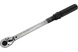 UYECOVE 1/2-Inch Drive Click Torque Wrench, Dual-Direction Click Professional, 10-160FT-LB/13.6-217Nm, Dual Range Scales Graduated in FT.LB and N.M