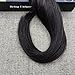 Ugeat 16inch U tip Hair Extensions Color #1 Jet Black Brazilian Remy Human Hair Nail Tip Hair Extensions 100 Real Human Hair