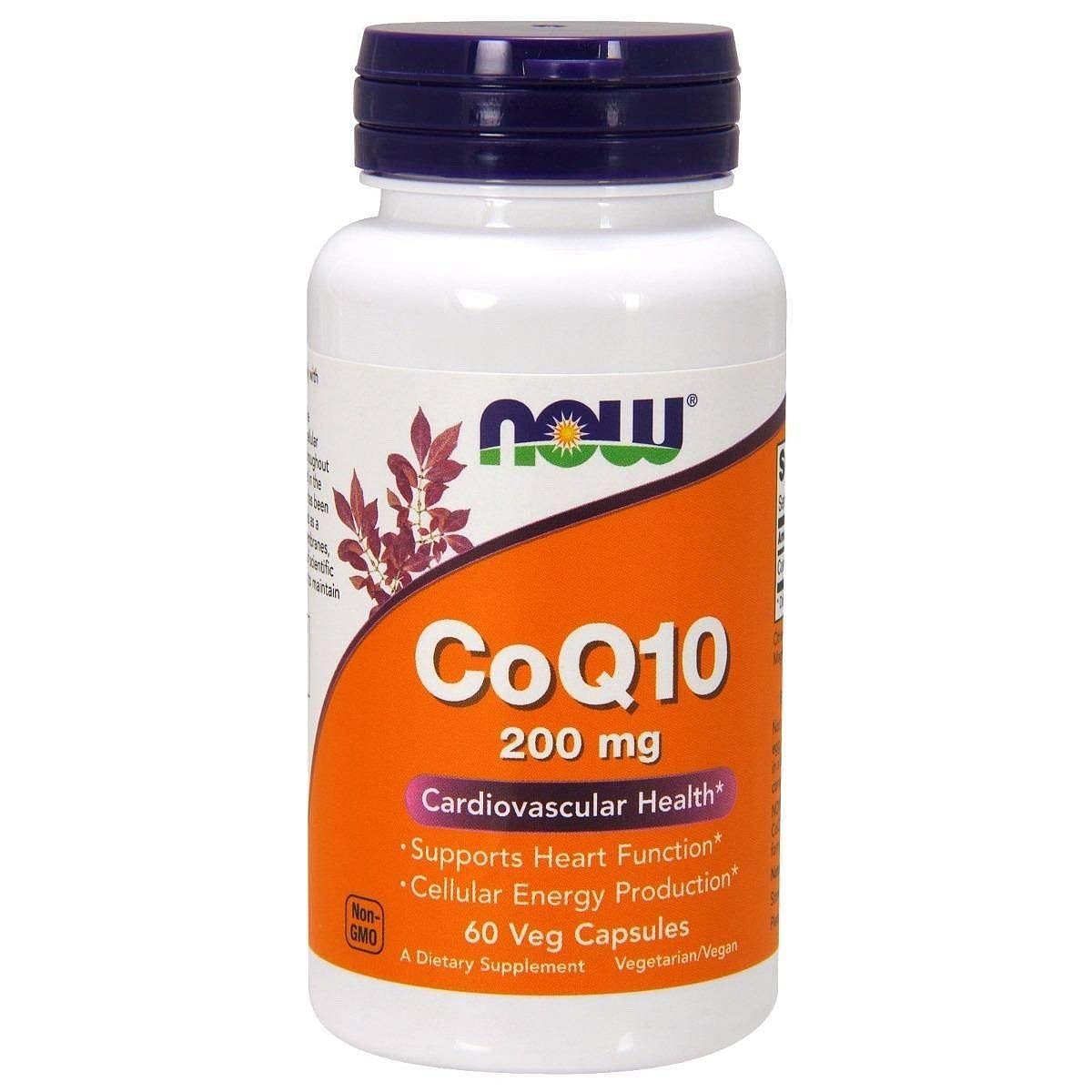 Now Foods, CoQ10, 200 mg, 60 Veg Capsules