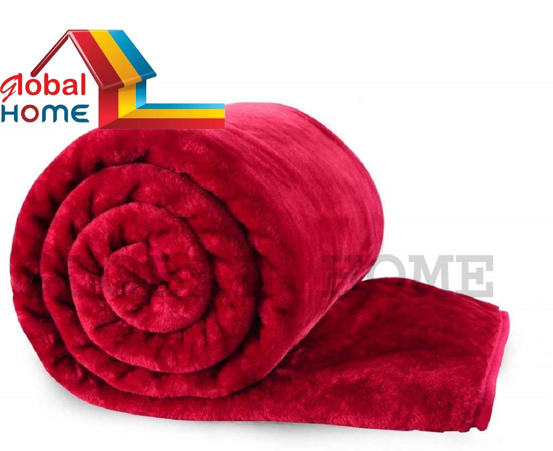 Buy Mink Blanket Double Bed for Winter II Soft Korean Floral Embossed