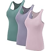 NELEUS Women's 3 Pack Compression Base Layer Dry Fit Tank Top