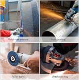 Anesty Flap Discs 115mm 20 Pack Zirconia 40/60/80/120 Grit for Angle Grinder view 6
