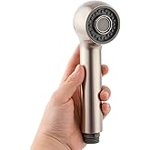 Pull Out Kitchen Faucet Head Replacement, 2 Function G1/2, Brushed Nickel | NSF/ANSI/CAN 372 Certified, G1/2 or 13/16 Inch Male Thread Connector Sink Sprayer Head, Spray Head Kitchen Tap Sprayer Spout