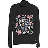 Disney Junior's Lilo & Stitch Flowers and a Coconut Cowl Neck Sweatshirt