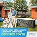 Bag Mate Deck Box Cover, Waterproof Quick Open Cover Top with Zipper (62
