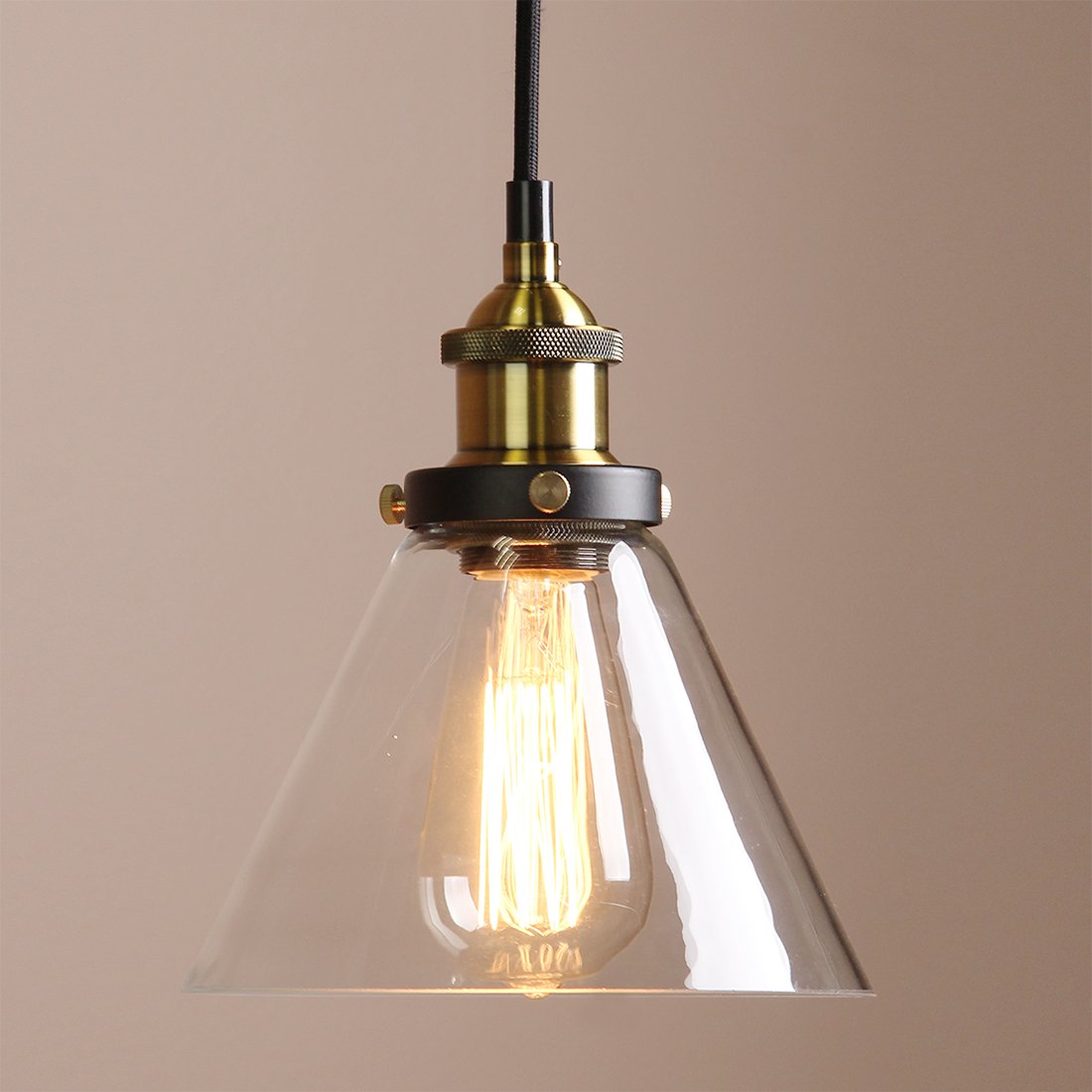 Buyee ® Modern Vintage Industrie Edison Glasschirm Loft