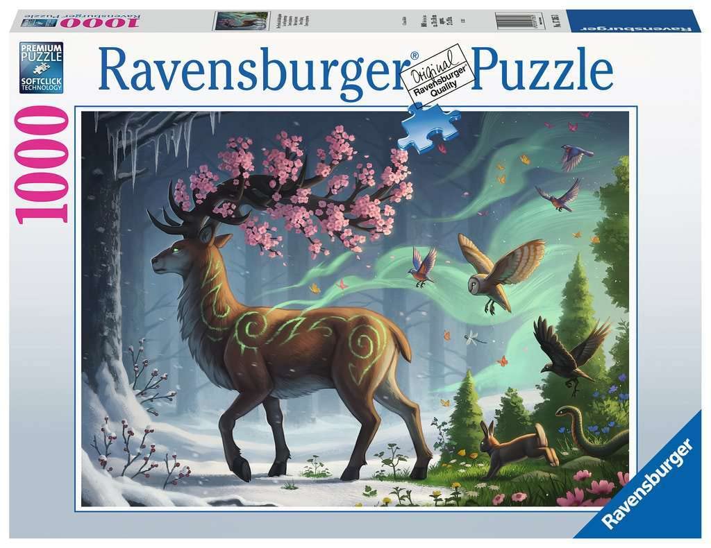Ravensburger Puzzle 17385 The Deer as Spring Means - 1000 Piece Puzzle for Adults and Children from 14 Years