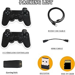 Wireless Retro Game Console Stick, Nostalgia Gaming