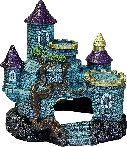 Blue Ribbon PET Products 030157016555 Exotic Environments Hobbit Castle Blue
