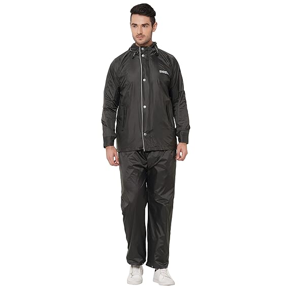 Buy ZEEL Mens Raincoat with Hood Water FighterRain Coat for Men