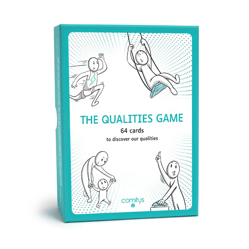 Qualities Box Mua The Qualities Game | 64 flashcards with 256 human Qualities | Non ...
