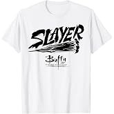 Buffy The Vampire Slayer Slayer Stake Big Chest Text Logo T-Shirt