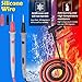 DARKBEAM Multimeter Test Leads Kit Plunger Test Wire, Silicone Material Resistant to high Temperature and Low Temperature, Hooks Test Probes 1000V 20A CAT III