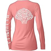 Palmyth Womens Fishing Shirt UPF 50 Sun Protection Long Sleeve T-Shirt