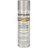 Rust-Oleum Professional Cold Galvanizing Compound Spray Paint | Galvanized Metal Protection, Zinc-Rich Corrosion Resistance, Welded Surfaces &amp; Structural Steel, 20 Oz