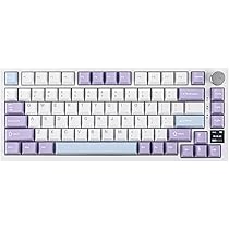 Keycaps Cristal Jelly Rose à Gravure Latérale - 113 Touches Pour Claviers Mécaniques MX (61/68/84/87/98/100)