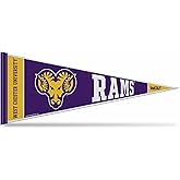 Rico Industries NCAA West Chester Golden Rams 12" x 30" Felt Wall Décor Pennant - Great for Home/Bed Room/Man Cave Décor