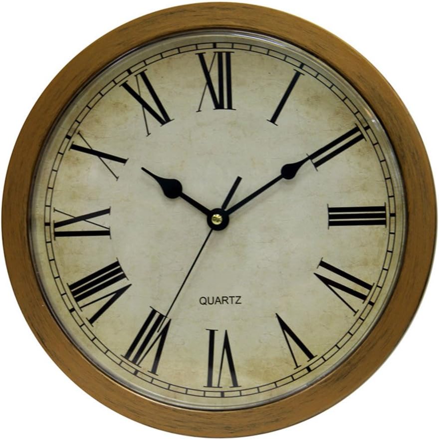 Reloj de pared, uso doméstico plástico reloj de pared con compartimento