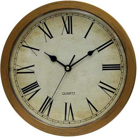 Reloj de pared, uso doméstico plástico reloj de pared con compartimento